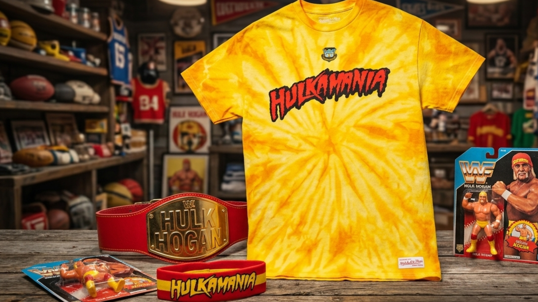Hulkamania Tie Dye Shirt